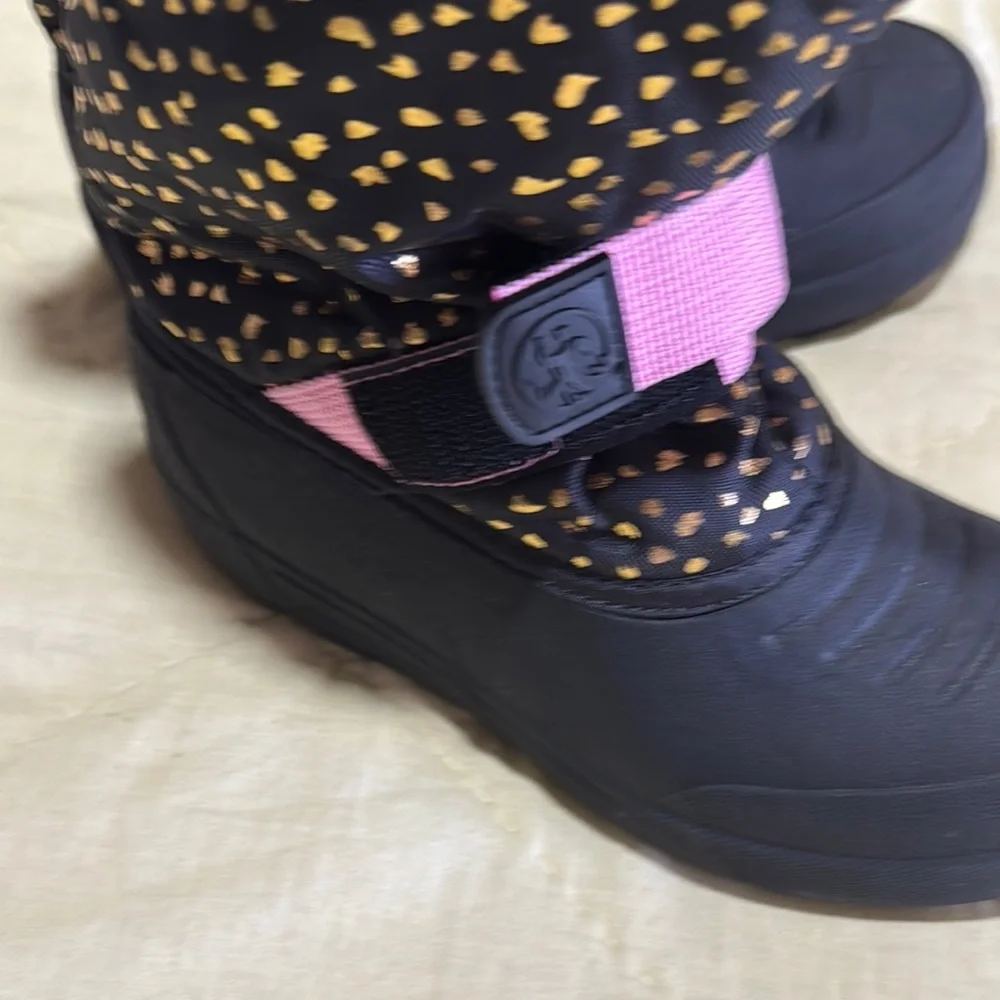 Northside Black Boots with Gold Speckles